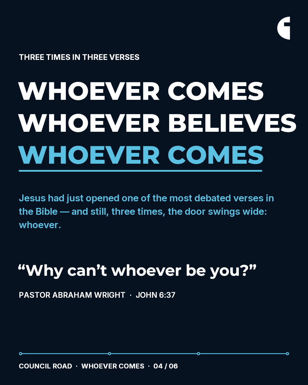Truth 03 — Three Whomevers