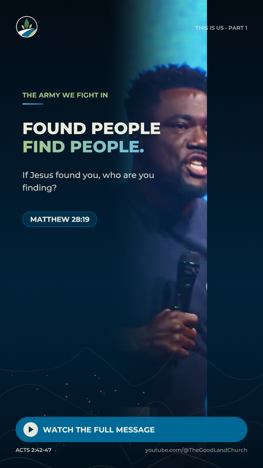 Found People Find People sermon poster