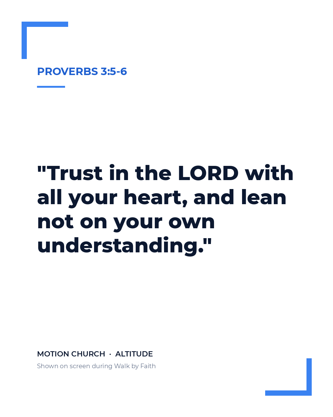 Proverbs 3:5-6 — Scripture card